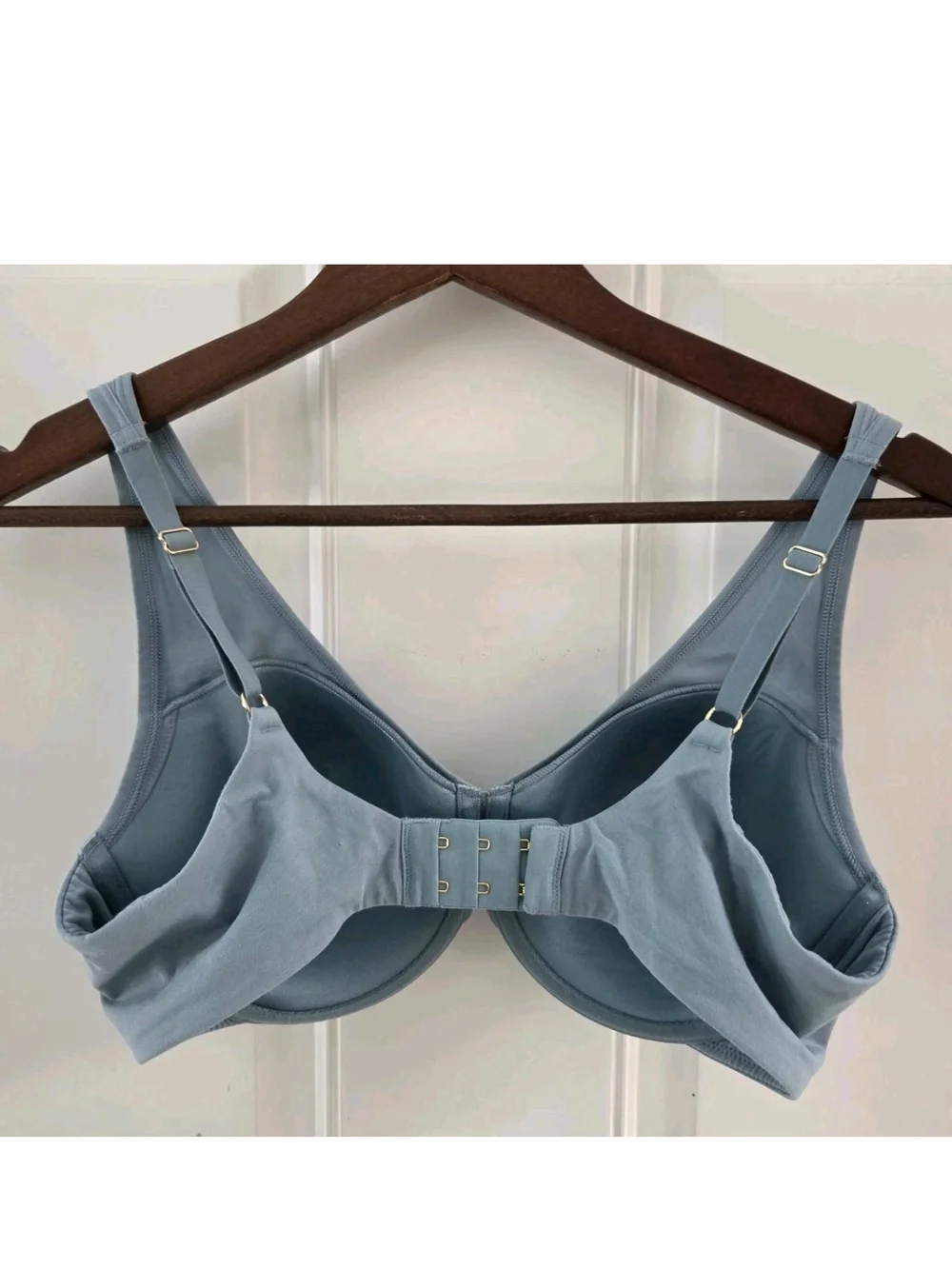Third Love 34D 1/2 24/7 Classic Uplift Plunge Underwire Blue Bra